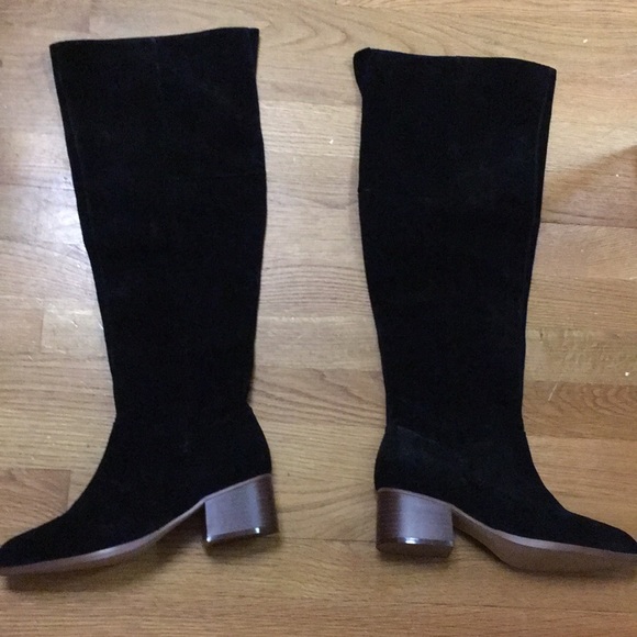 block heel tall boots